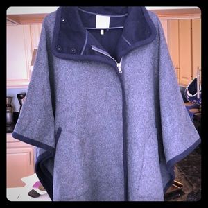 Joie gray/navy cape